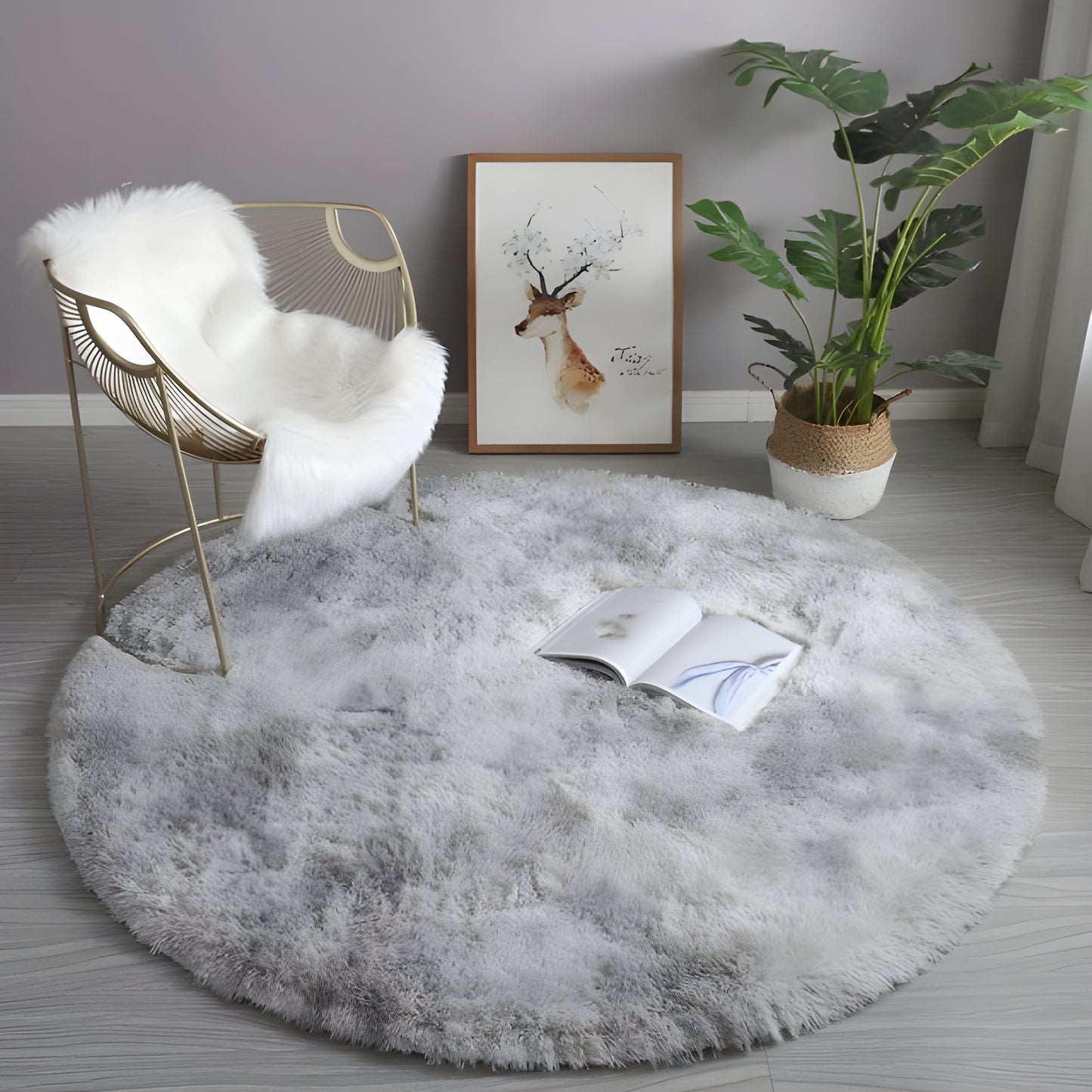 CozyRug™ – Superzachte Ronde Vloermat voor Woonkamer & Slaapkamer