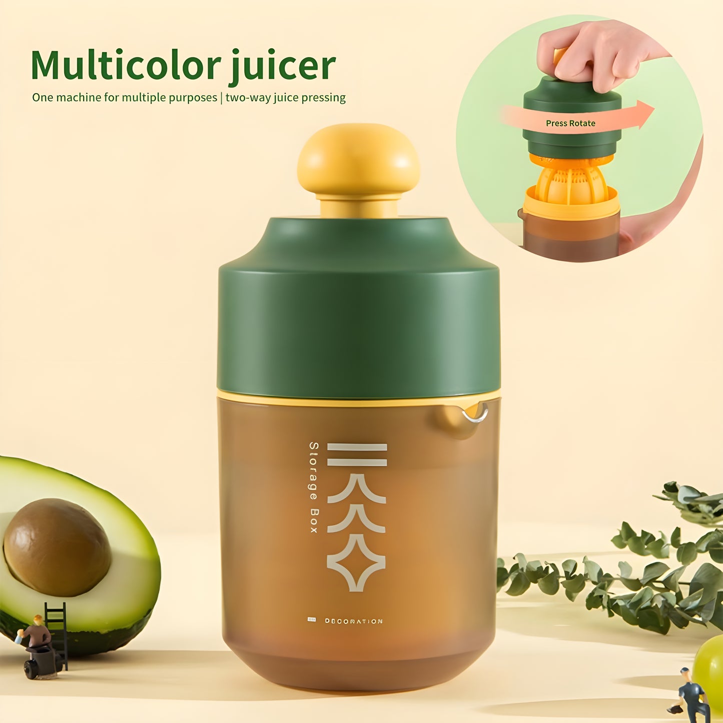 JuiceMaster™ – Mini Handmatige Citrus & Fruitpers