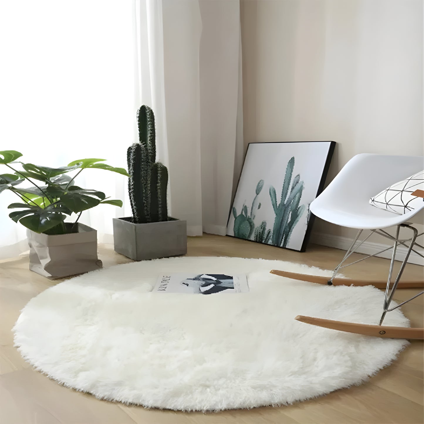 CozyRug™ – Superzachte Ronde Vloermat voor Woonkamer & Slaapkamer