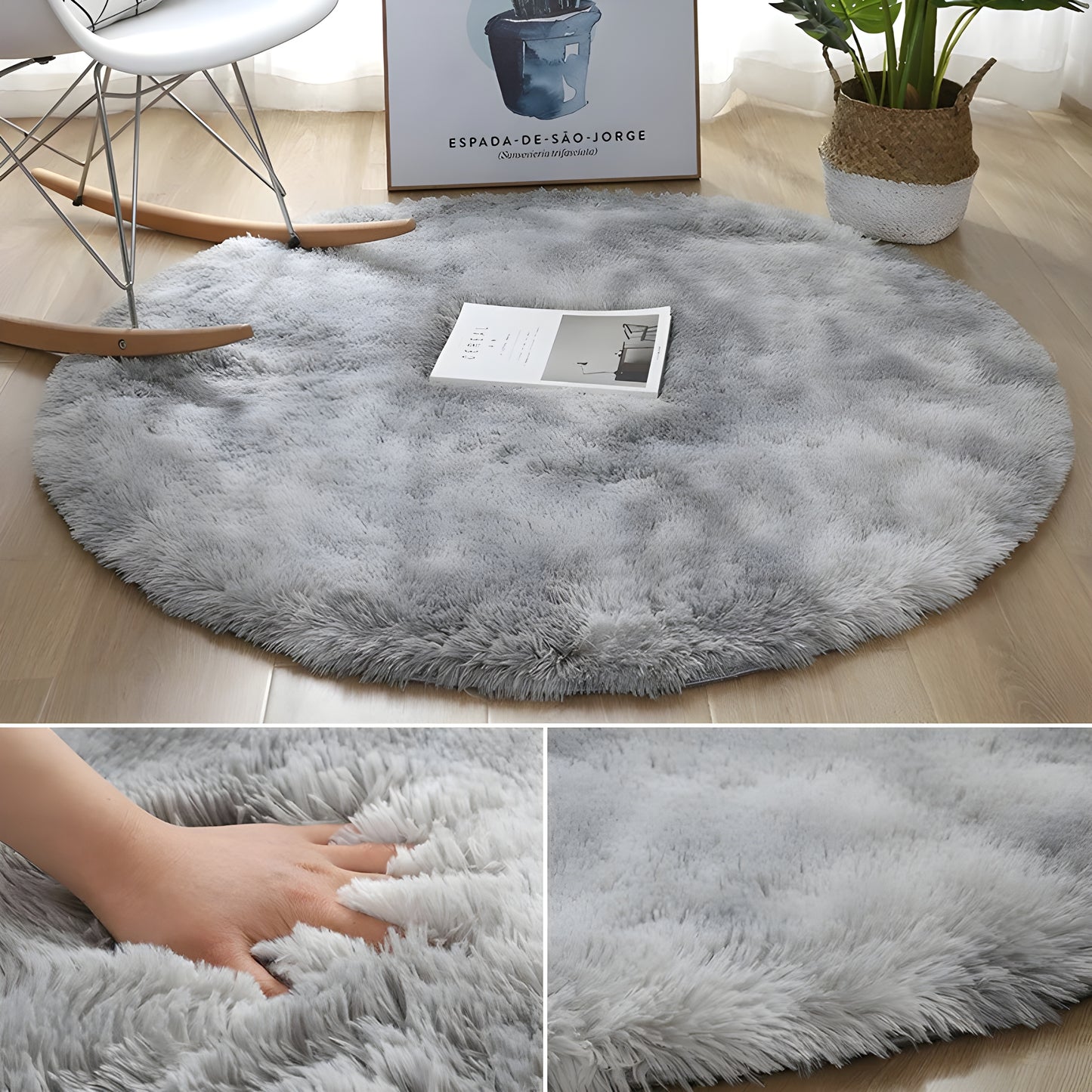 CozyRug™ – Superzachte Ronde Vloermat voor Woonkamer & Slaapkamer
