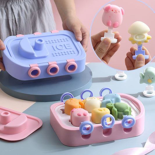 SweetShapes™ – Siliconen IJs- & Chocoladevormpjes voor Kinderen