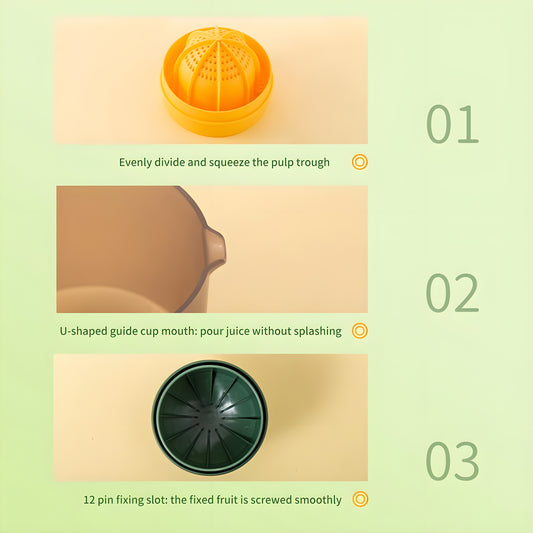 JuiceMaster™ – Mini Handmatige Citrus & Fruitpers